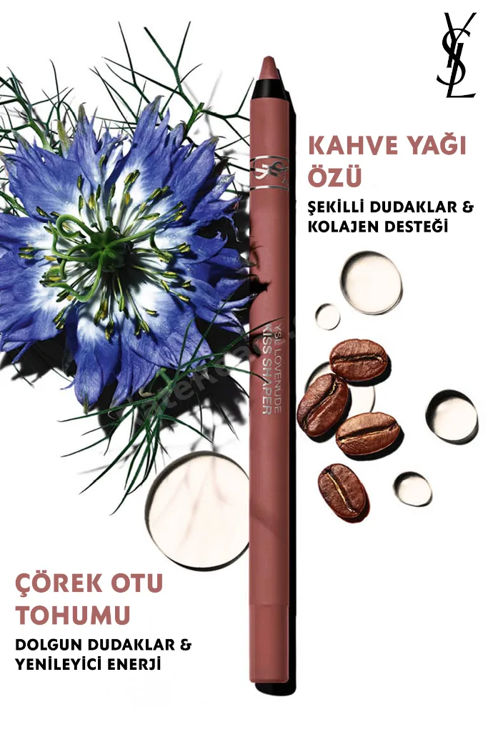 Ysl Lovenude Kiss Shaper Şekillendirme Etkili Dudak Kalemi 106 Spicy Smoke 3614274736311