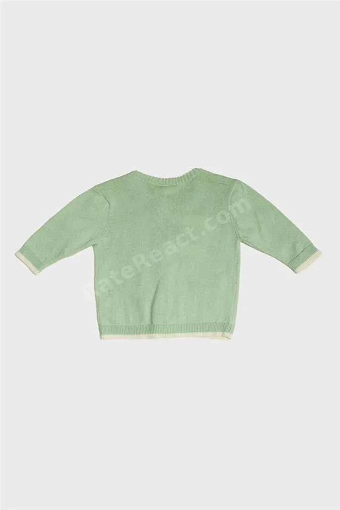 Layette Erkek Bebek Yeşil Hırka