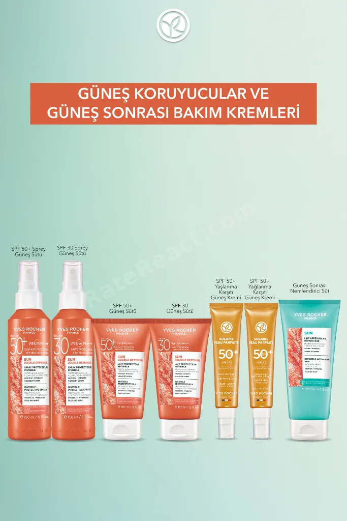 Güneşe Karşı Yüksek Koruma Sağlayan ve Cildini Nemlendirici SPF50 Yüz ve Vücut Güneş Spreyi 150ml