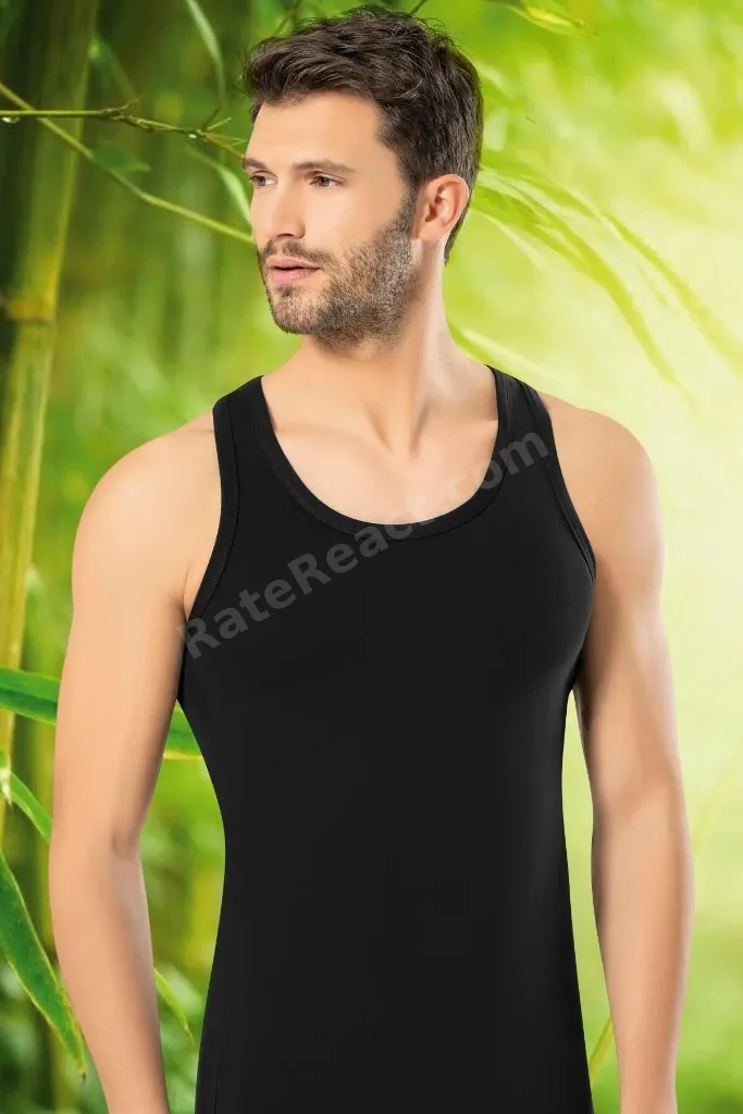 3 Adet Bambu Erkek Atlet %96 Bambu %4 Likra