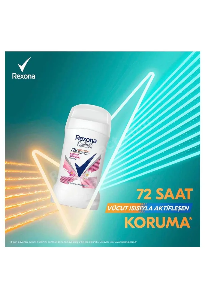Kadın Stick Rexona Deodorant Bright Bouquet Advanced Protection 50 ml 2 ADET
