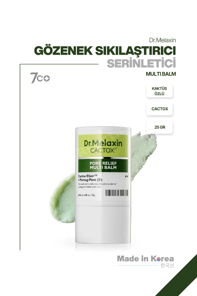 Kaktüs Özlü | Gözenek Sıkılaştırıcı | Serinletici | Cactox Multi Balm 25gr