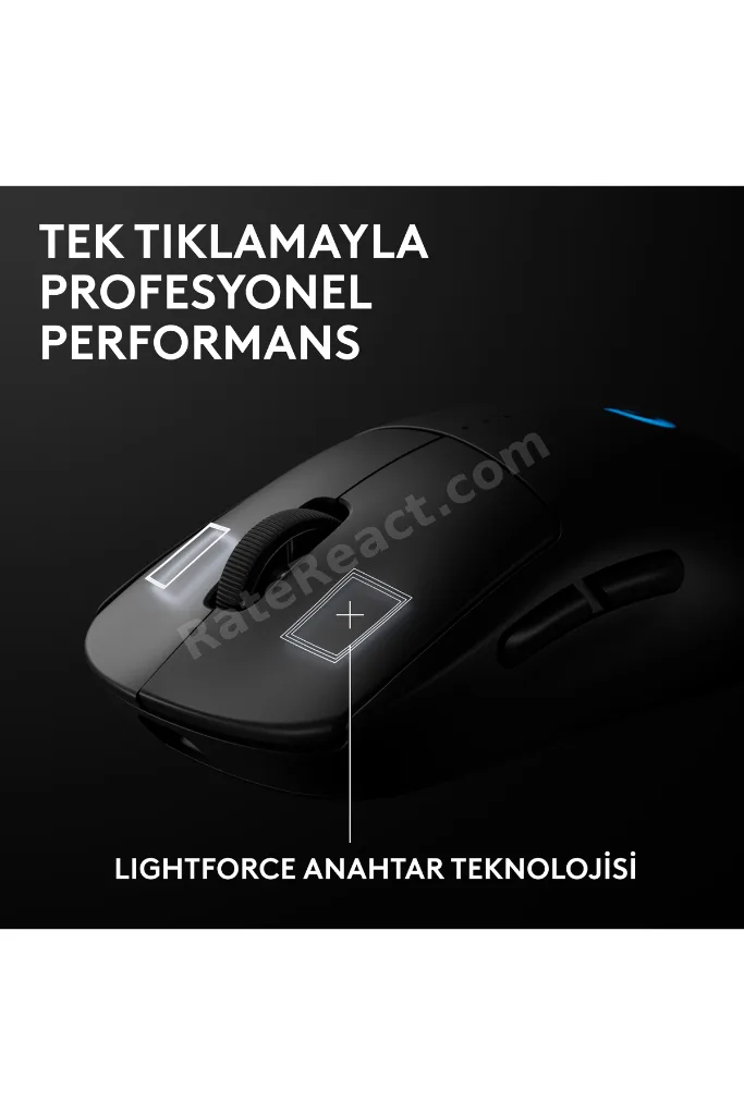 G PRO 2 LIGHTSPEED HERO 2 32K DPI Sensör PC/Mac için Kablosuz Oyuncu Mouse, Siyah 910-007296