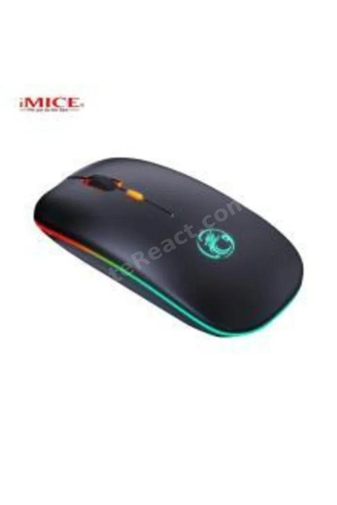 Imıce Mouse Şarj Edilebilir, Kablosuz Optik Mouse 2.4 Ghz E-1300
