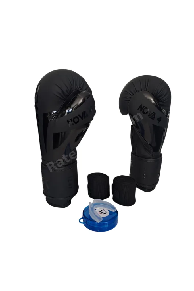Gölge Shadow Boks Eldiveni (8oz-10oz-12oz) + Bandaj 3.5mt + Dişlik 3lü Set