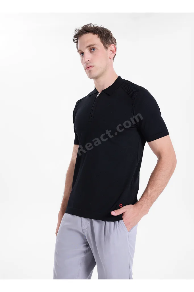Siyah Erkek Slim Fit Kazak GU26MSS04030