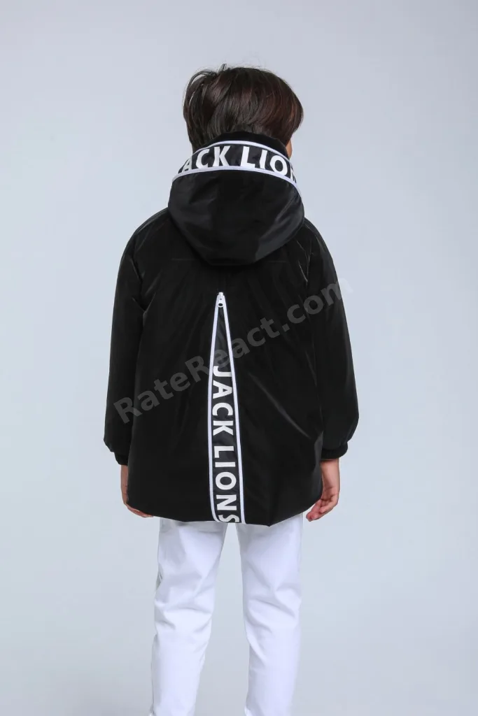 8-14 Yaş Jack Luxery Erkek Çocuk Mont-Siyah