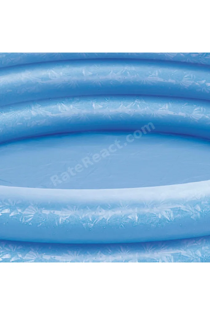 Kristal Mavi 3 Boğumlu Büyük Boy Çocuk Şişme Havuz 168x38 cm 581 Litre Su Kapasiteli