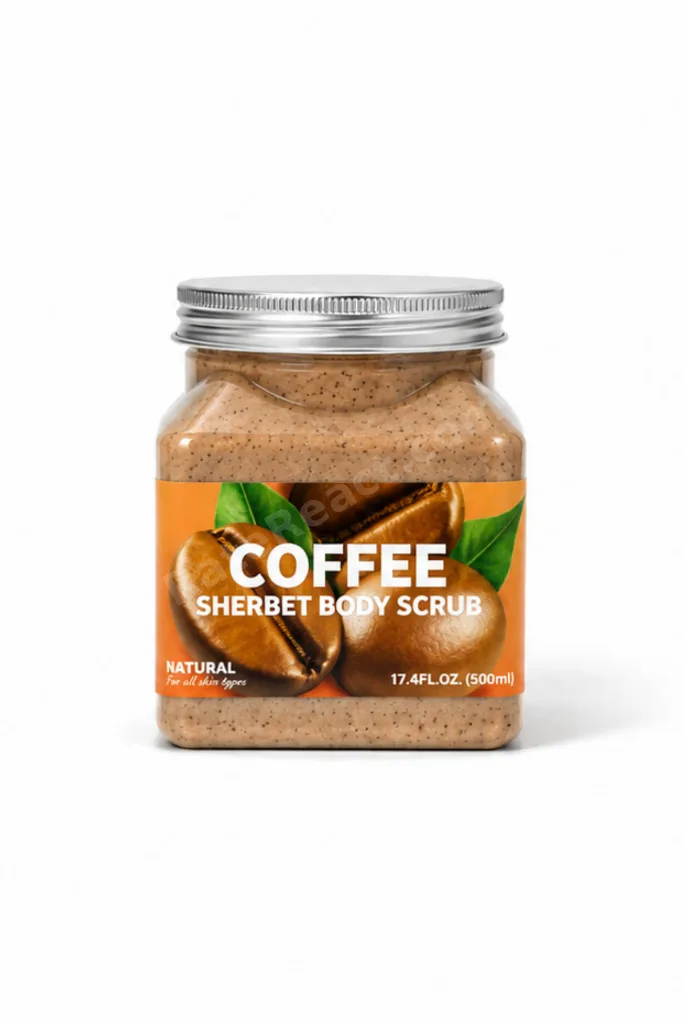 Coffee Sherbet Body Scrub Kahve Özlü Vücut Peelingi 500 ml – Arındırıcı ve Pürüzsüzleştirici Bakım