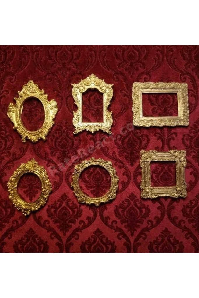 Gold Mini Çerçeve 6'lı museum of us sevgililer günü mini müze dekoru
