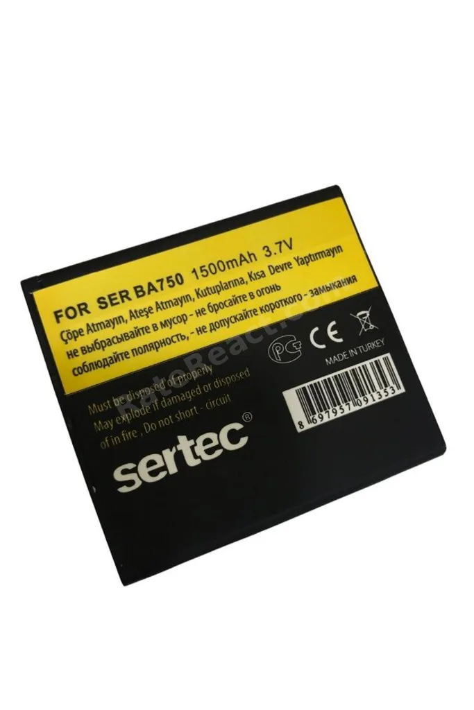 SERTEC - SONY / ERİCSON SR-BA750 Uyumlu Batarya