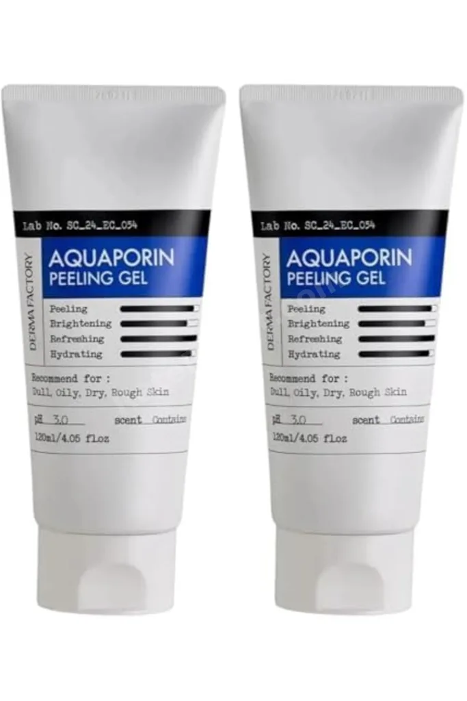 DERMA FACTORY Pürüzsüz Görünüm Sağlayan Selüloz Peeling Gel Aquaporin Peeling Gel 120ml (2 paketi)