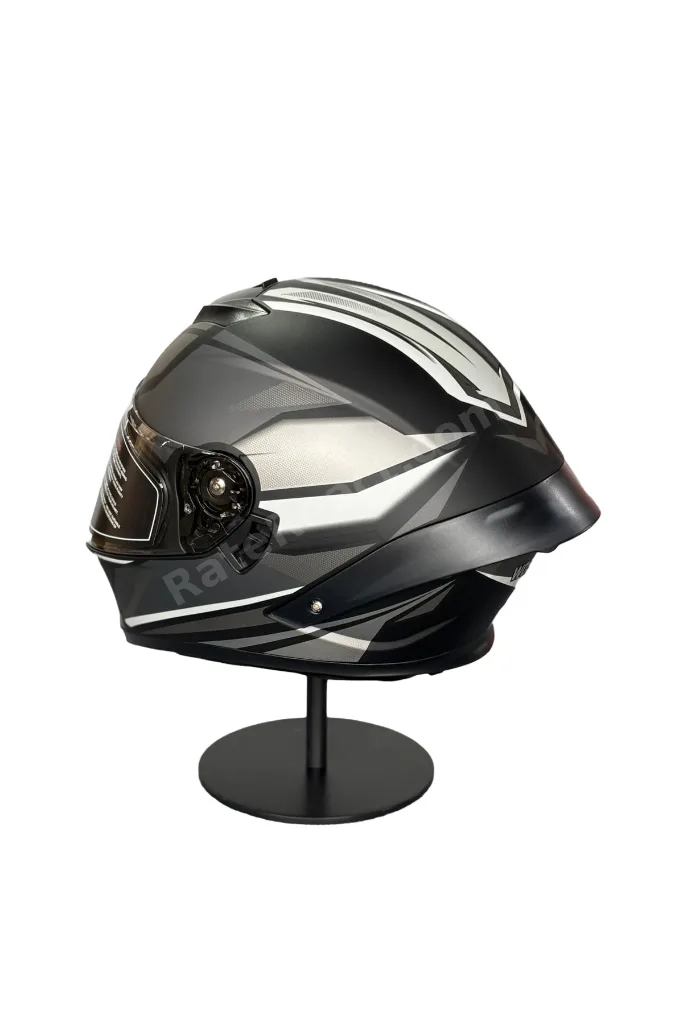 Ws-602 Güneş Gözlüklü Full Face Kask (Şeffaf Vizörlü) MATT BLACK K4 (602)