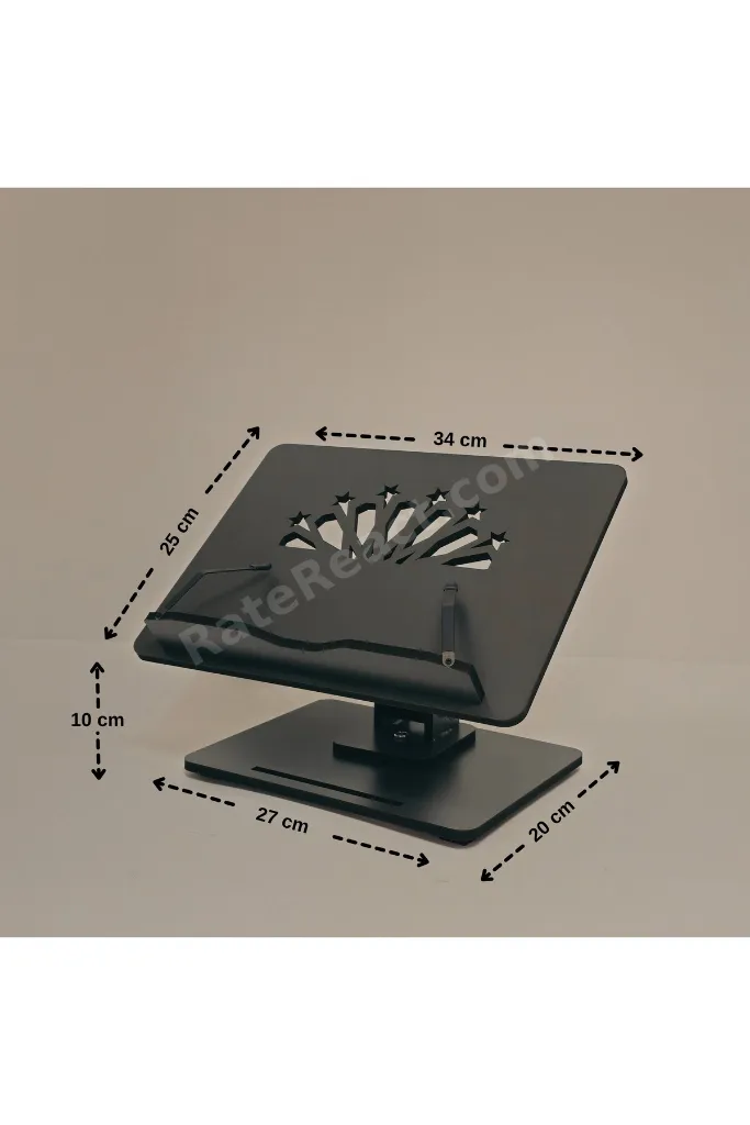 Kitap Okuma, Laptop ve Tablet Standı Yükselebilir Ayarlanabilir 360° Dönebilir Katlanabilir