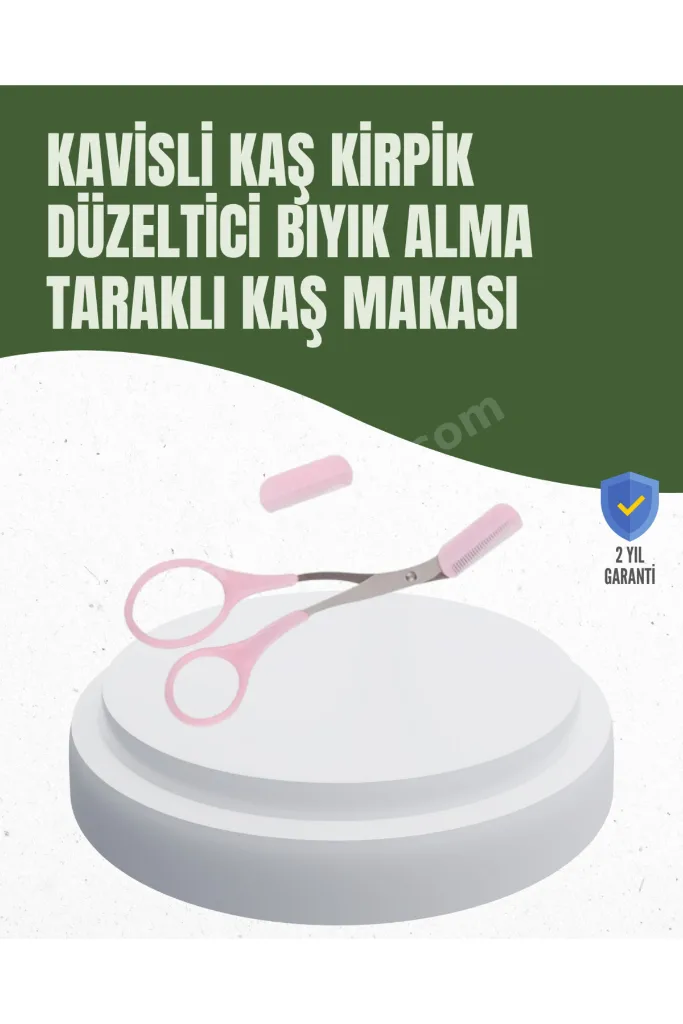 Hassas Kesim İçin Kavisli Yüz Bakım Makası NemereTechno