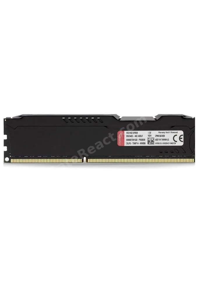 Hyperx Black 8 Gb 1600 Mhz Ddr3 Cl10 Hx316c10fb/8 Ram Uyumlu