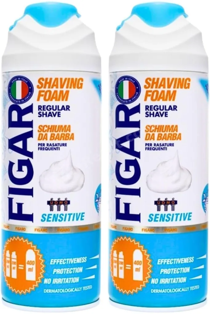 Figaro Tıraş Köpüğü Hassas cilt 400 ml (2 paketi) 1219822