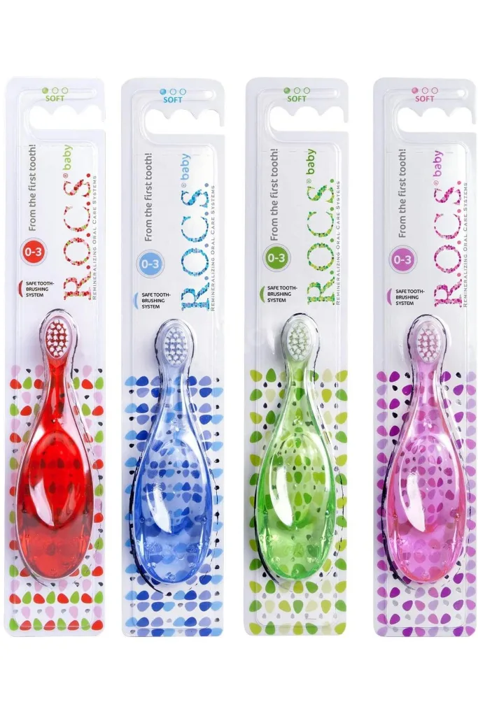 Baby Soft Yumuşak Diş Fırçası 0-3 Yaş & 0-3 Yaş Meyve Özlü Elma Püresi 35 ML ( MAVİ FIRÇA)
