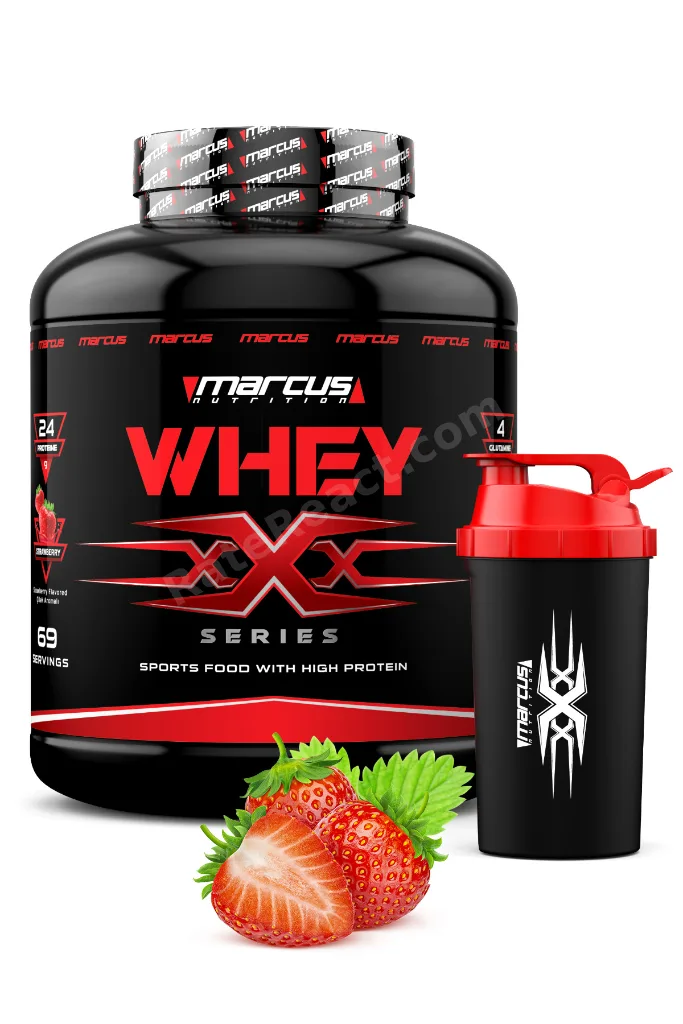 Marcus Whey Protein Tozu X Series 2.277 G (ÇİLEK AROMALI)