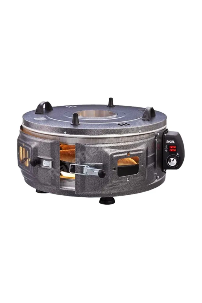 GROSS YUVARLAK DAVUL FIRIN STANDART AYARLANABİLİR TERMOSTAT = 50°C-320°C 1300W - 53CM ALÜMİNYUM TEPS