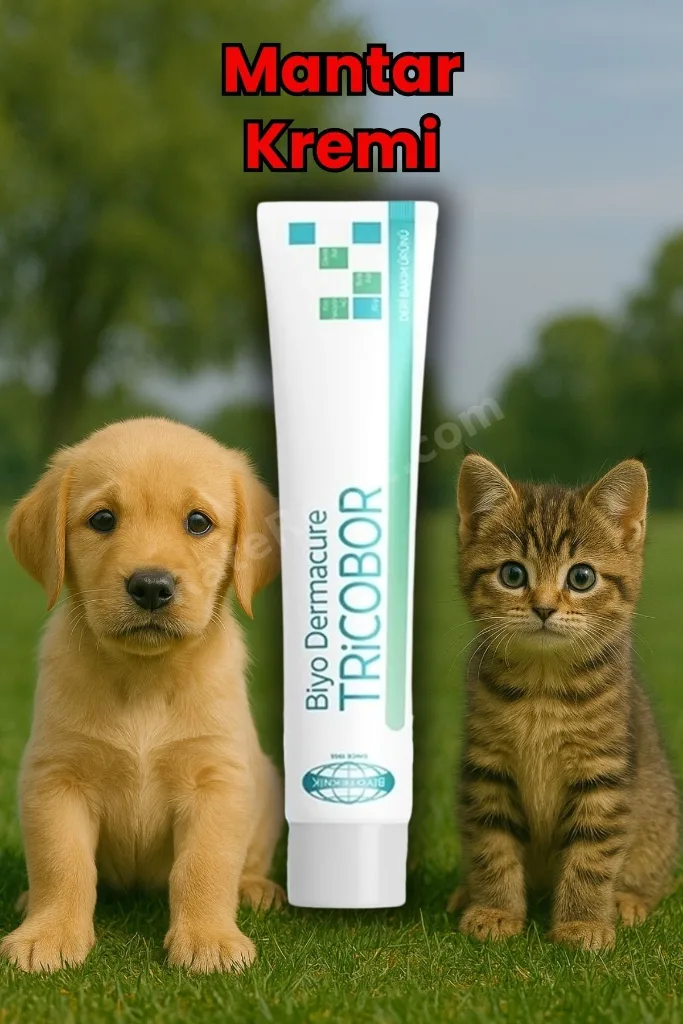 Tricobor Kedi Ve Köpekler Için Mantar Kremi Deri Kremi 80 gr X 1 Adet