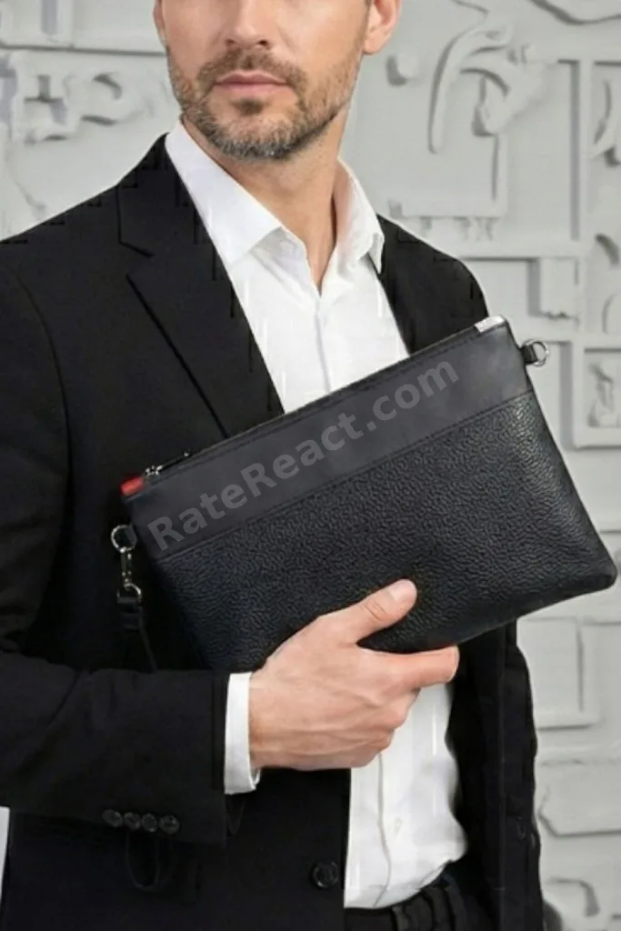 Suni Deri Clutch Çanta Portföy Çanta LD629