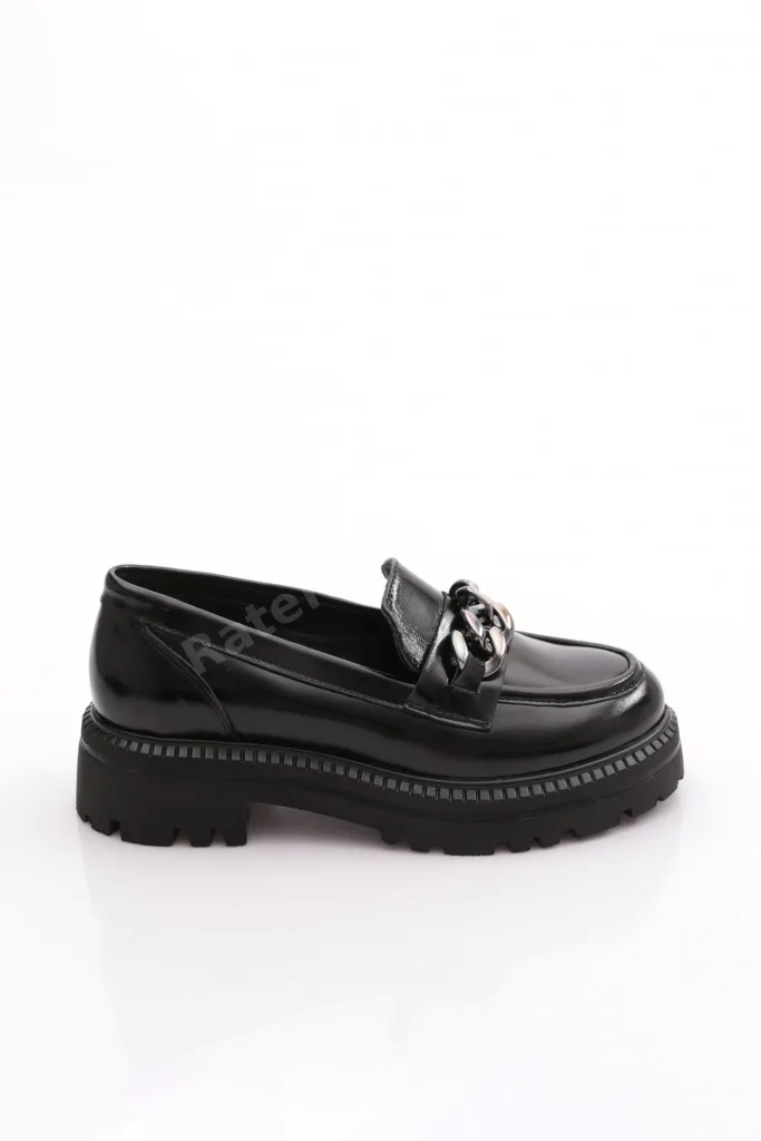2411533Y Kadın Deri Loafer Ayakkabı