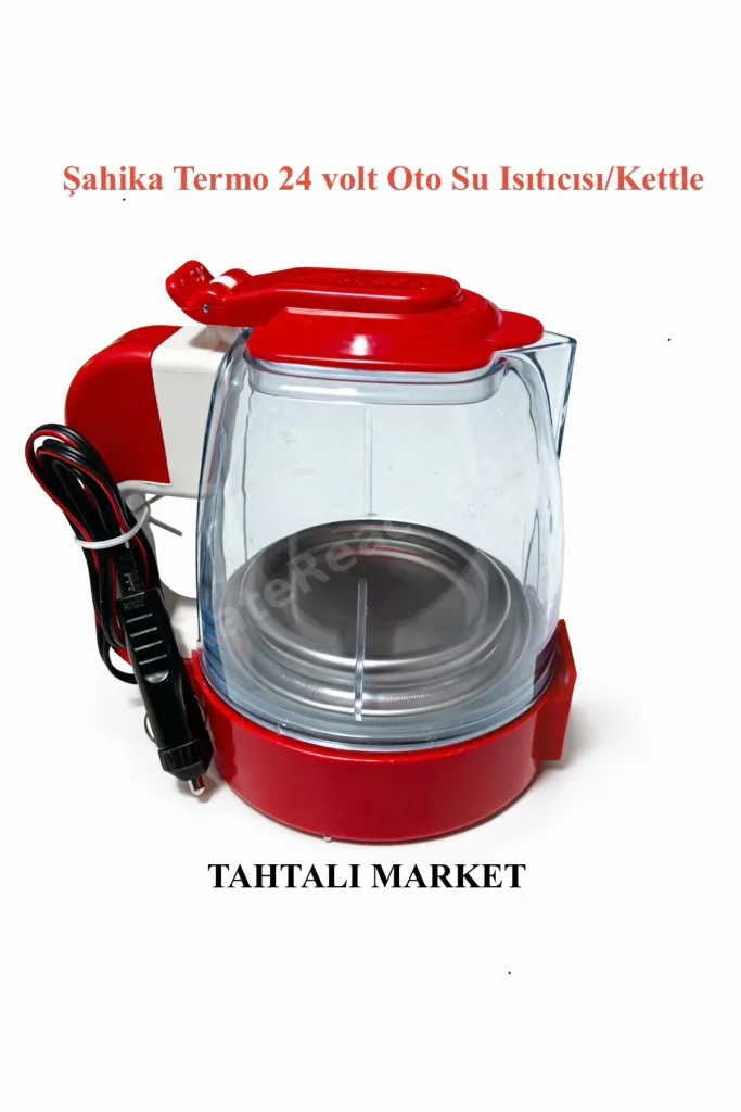 Şahika 24 Volt Kamyon Ve Tır Için Oto Kettle Oto Su Isıtıcısı (GİZLİ REZİSTANS)