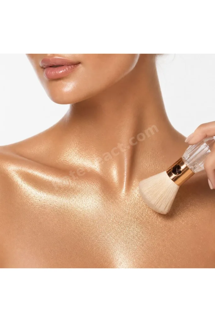 Işıltılı Altın Simli Dekolte Vücut Pudrası - Gold Explosion For Decollete - Vegan & Temiz Içerik