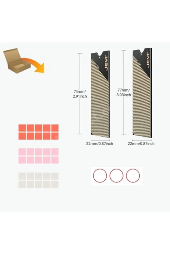 meala kozmetık store JEYI Co- Graphene Dizüstü Masaüstü M.2 NVMe M.2 SATA SSD Soğutucu Heatsink 2026