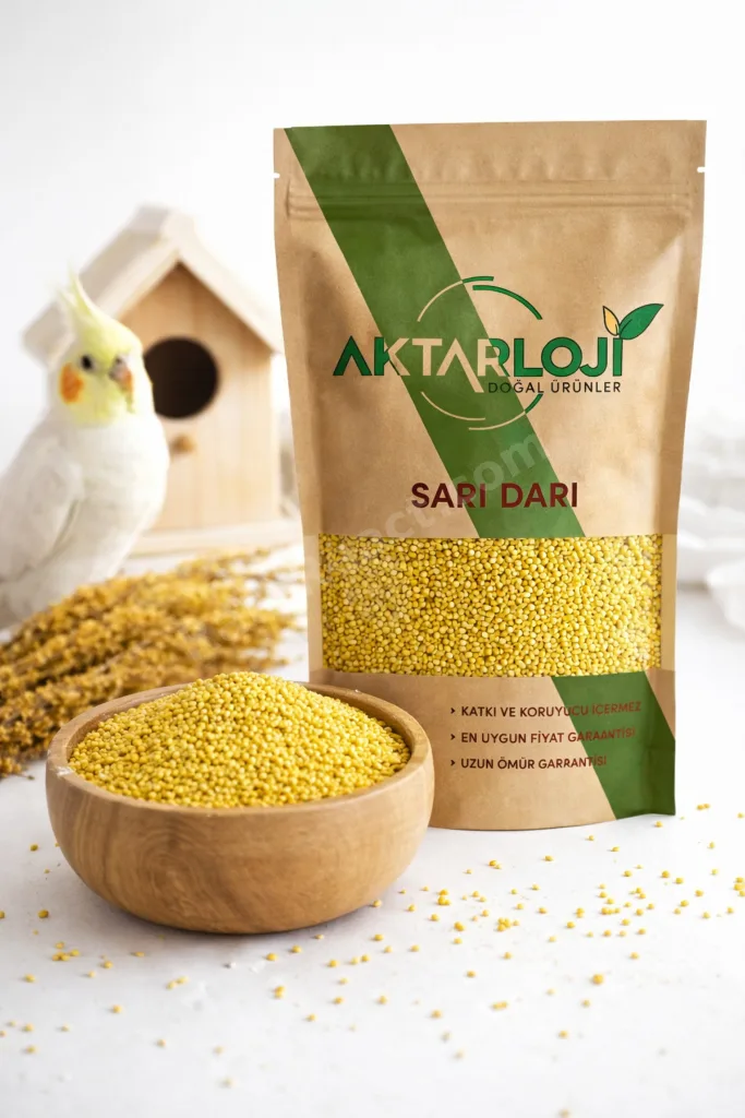 1 Kg Ak Darı Sade Muhabbet Kuşu , Papağan, Bülbül , Saka, Güvercin, Serçe Yemi Kuş Yemi