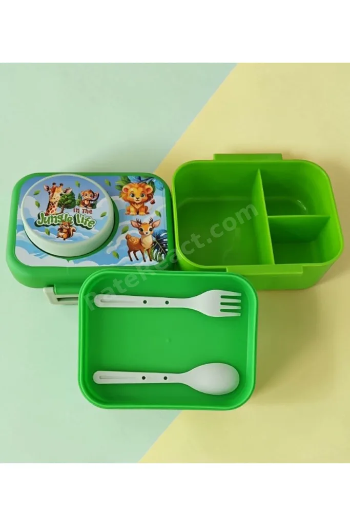 2 Katlı 3 lü Kaseli Beslenme Kutusu Seti Yemek Saklama Kabı Sporcu Diyet Öğrenci Fitness Okul Işyeri Sefer Tası