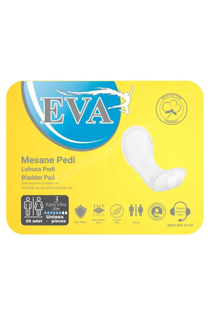 EKSTRA ULTRA SLİM MESANE PEDİ NO:3 26'LI (1*26'LI PAKET)