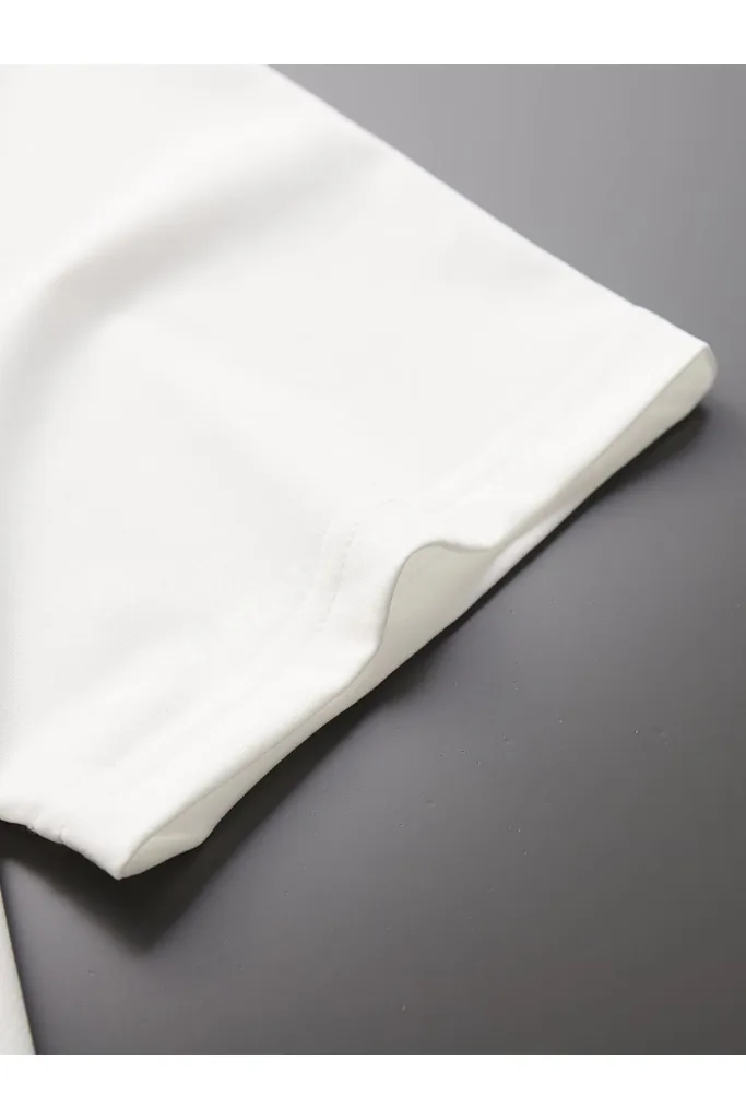 Baskılı Oversize Unisex T-shirt Tişört Beyaz