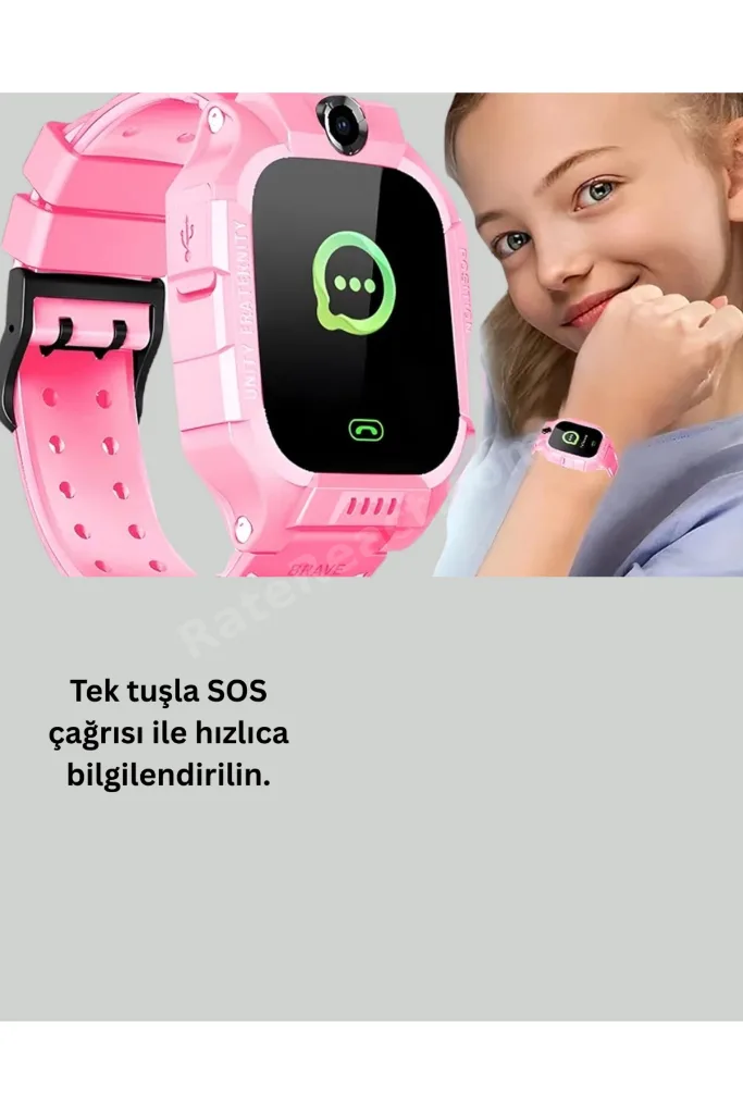 S10 Çocuk Akıllı Saati Konum Geçmişi ve Alarm Fonksiyonlu