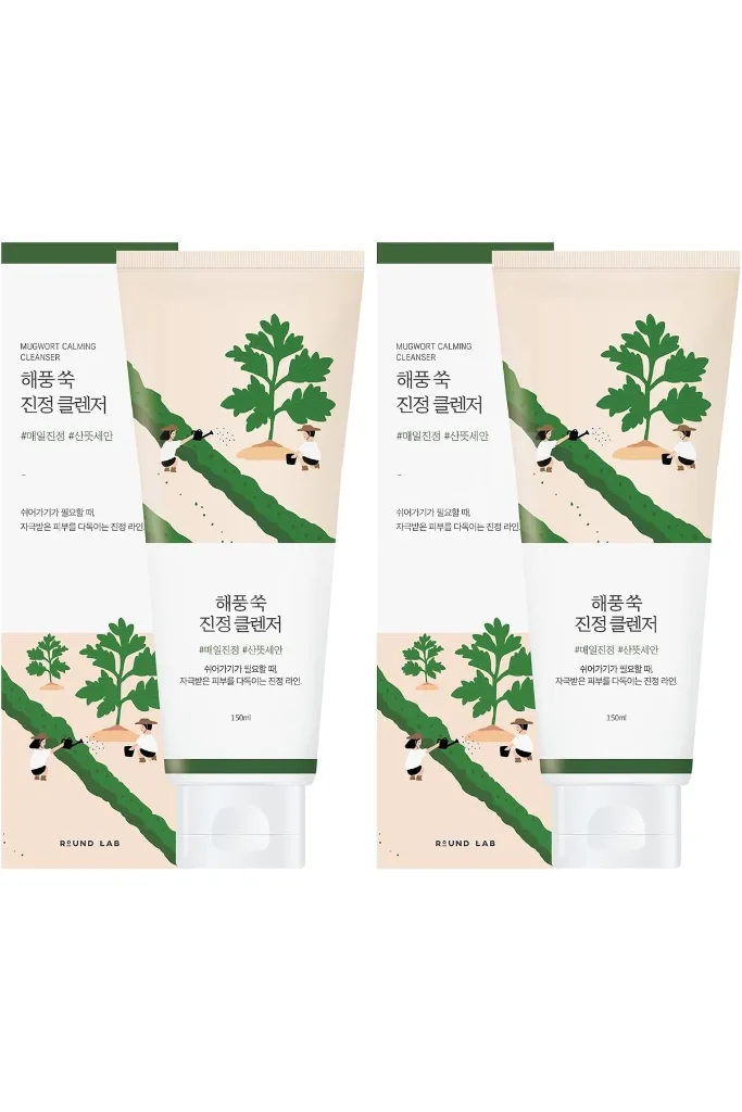 ROUNDLAB Mugwort Calming Soothing Gel Yüz Jeli 150 ml (2 paketi) 1219822