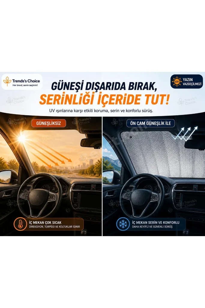 Araba Ön Cam Güneşlik Araba Cam Güneşliği Otomobil Güneşlikleri Araç Gölgelik Oto İçi