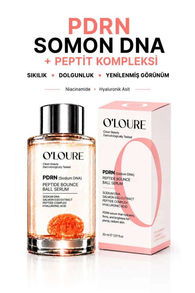 PDRN SOMON DNA Peptide Bounce Ball Yenileyici ve Sıkılaştırıcı Cilt Serumu 30 ml