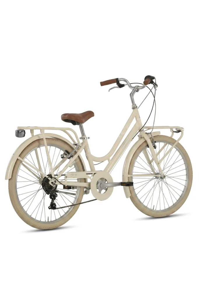 Milly Italy, 24" Jant, 6 Vitesli Çocuk Bisikleti (Made in Italy) Krem