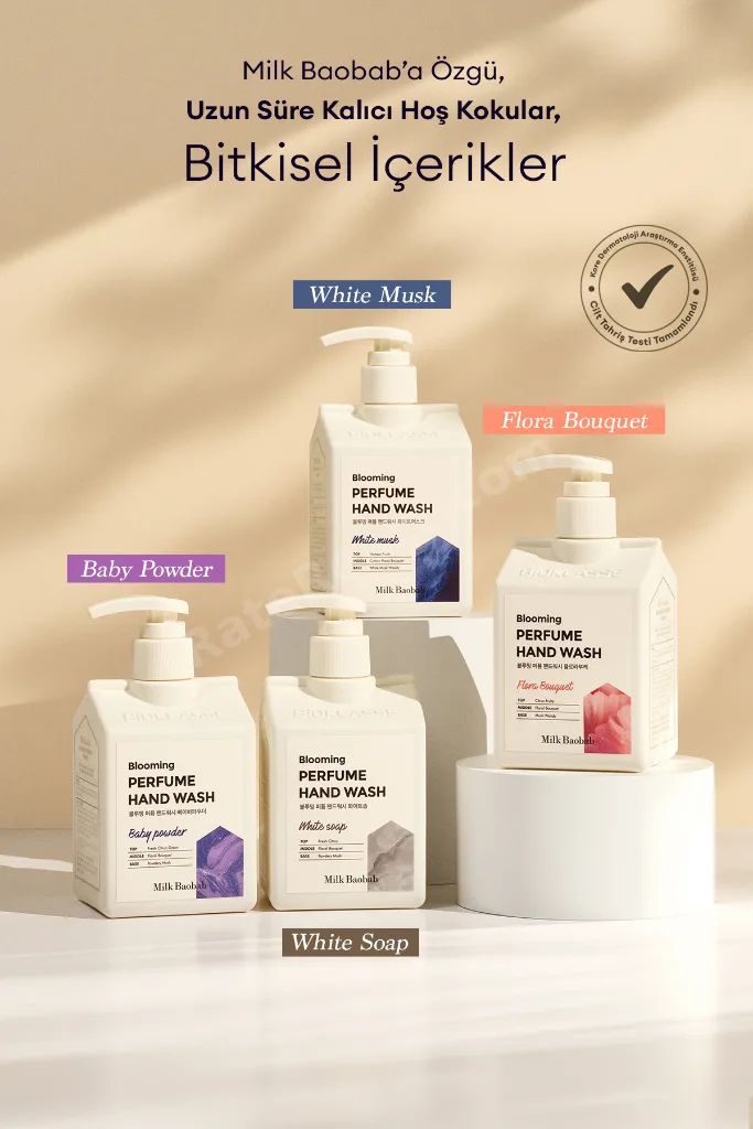 Nemlendirici ve Yumuşatıcı Parfümlü Sıvı Sabun Blooming Perfume Hand Wash (Baby Powder)