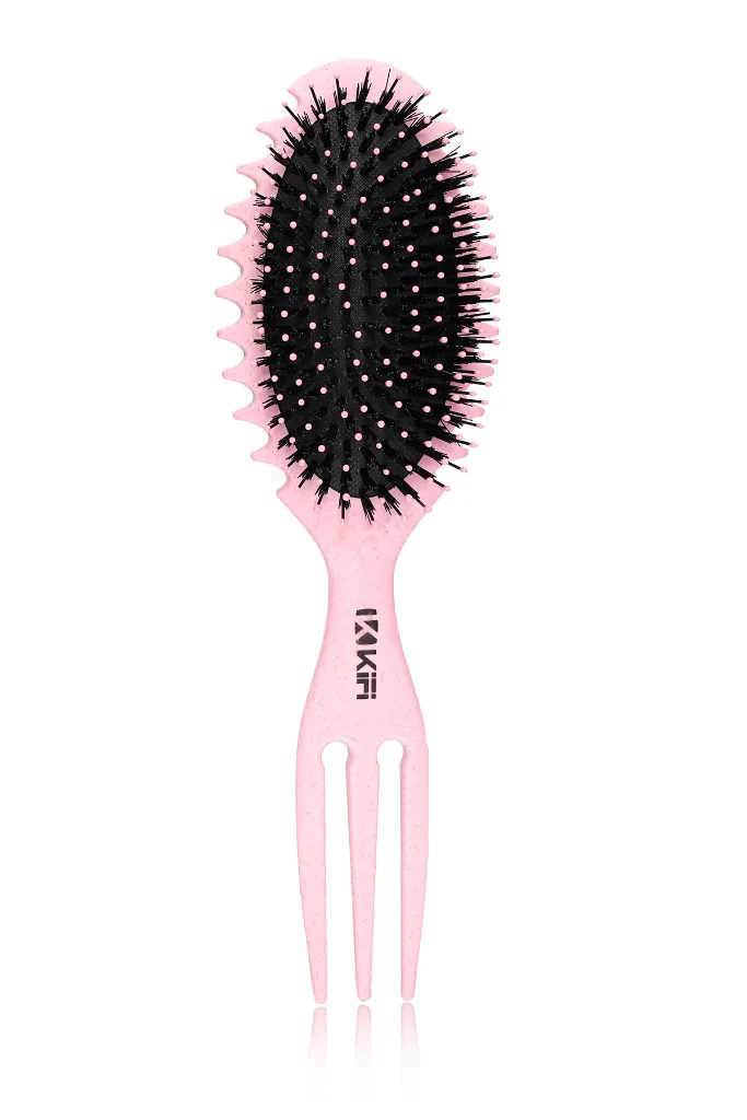 Magical Curl Saç Fırçası - Kıvırcık Tarağı Pembe