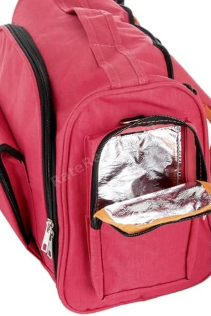 TTKTEKNOLOJİ Anne Bebek Bakım Çantası Kırmızı 1125 TTKTEKNOLOJİ 2026 395519