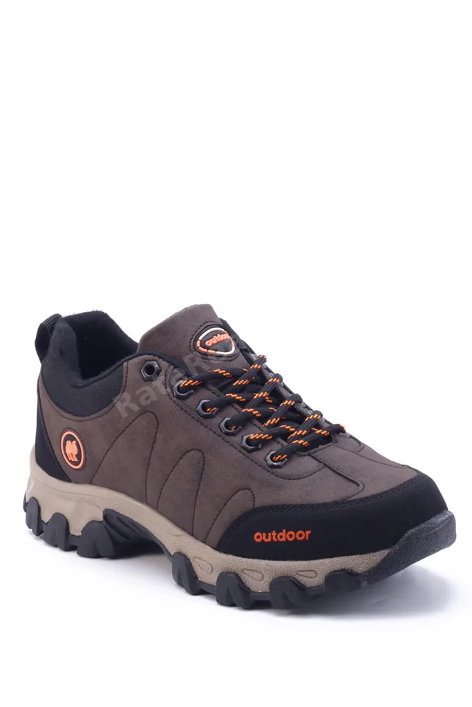 Kahverengi Kışlık Dayanıklı Bağcıklı Unisex Outdoor Bot Ayakkabı 4054