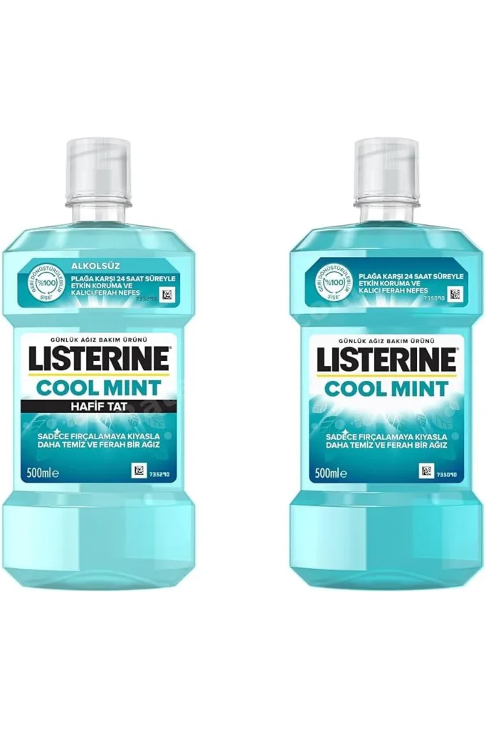 TTKTEKNOLOJİ breath freshening ağız bakım ürünü, cool mint, hafif tat, 500ml ve cool mint ağız bakı