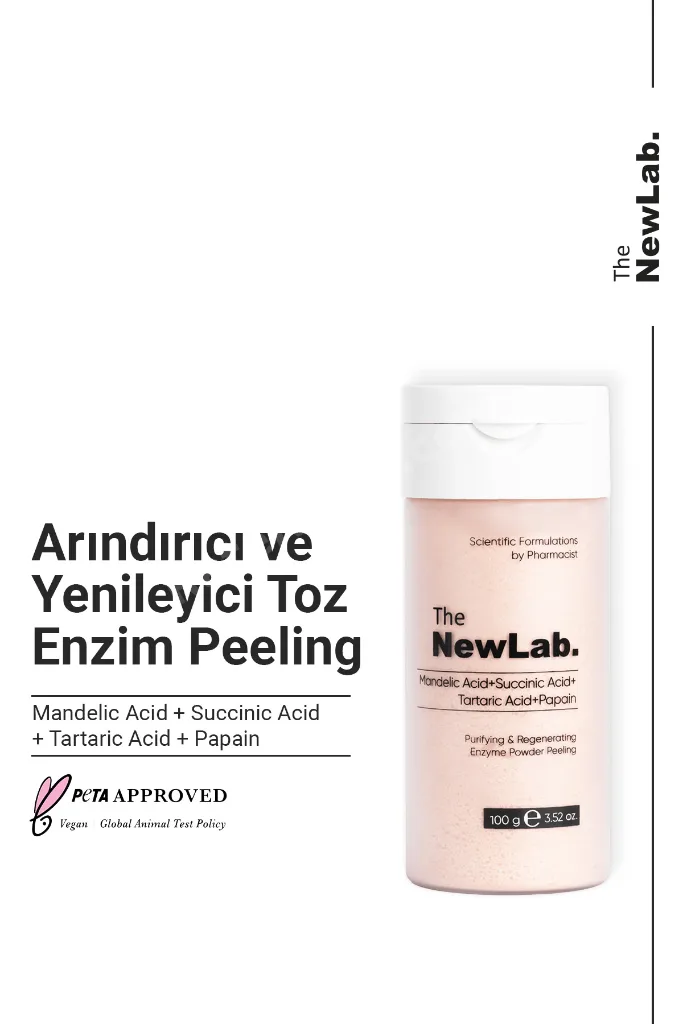 Arındırıcı Ve Yenileyici Enzim Peeling 100g(MANDELİC ACİD SUCCİNİC ACİD TARTARİC ACİD PAPAİN)