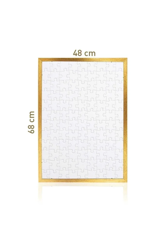 Sar Puzzle&nbsp;puzzle Ve Yapboz Çerçevesi 1000 Parça Için Ebat 68cmx48cm Altın Sarısı (gold)