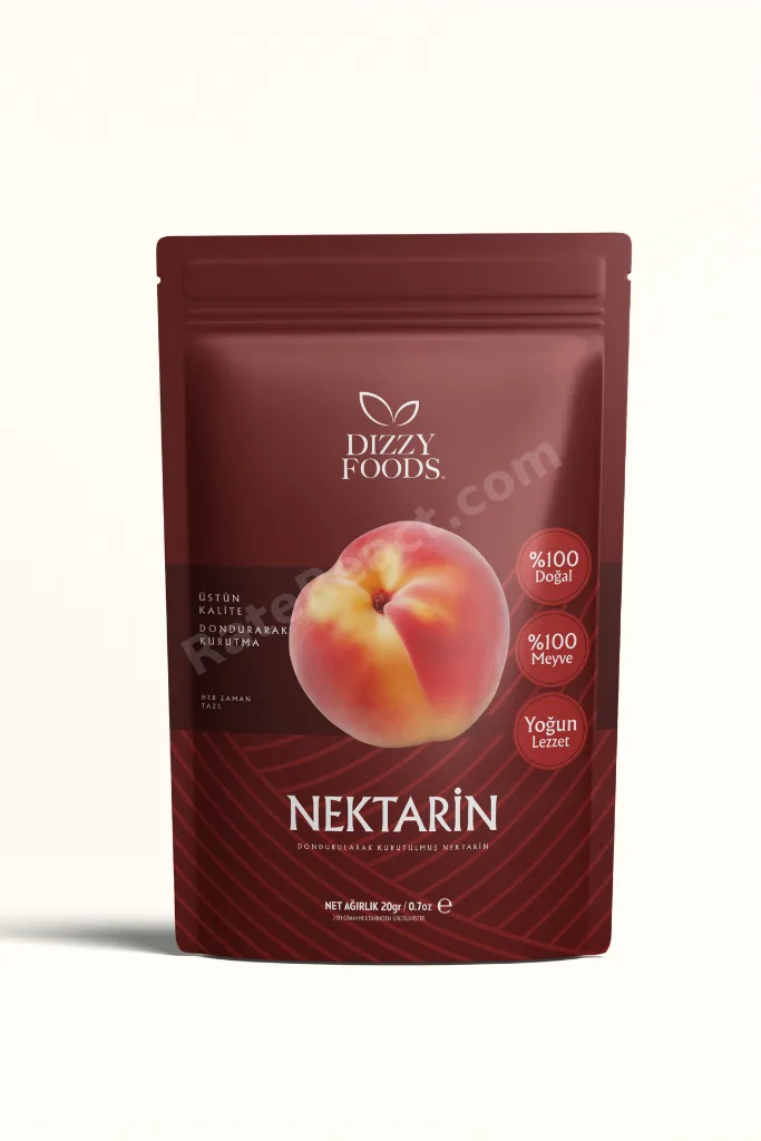 Dizzy Foods Dondurularak Kurutulmuş Meyve Nektarin 20 gr