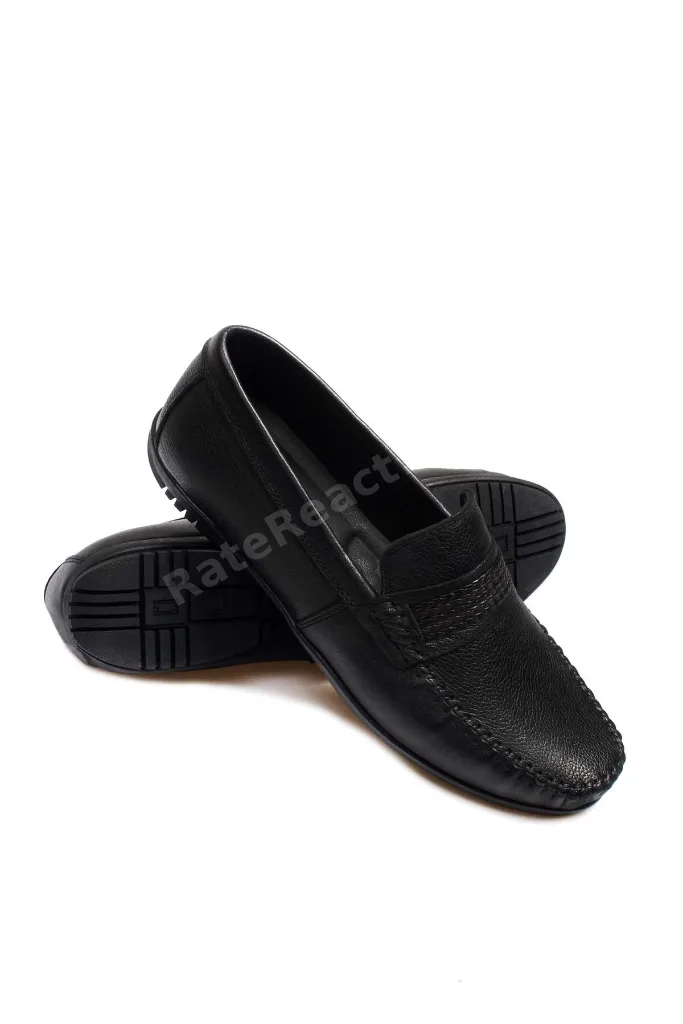 Siyah Erkek Loafer Ayakkabı İçi Dışı Kaliteli Hakiki Deri MRG01715131316