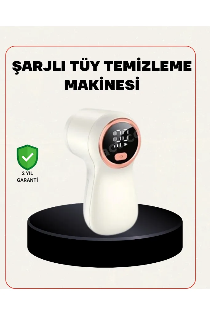Şarjlı Tüy Temizleyici Paslanmaz Çelik Bıçaklı
