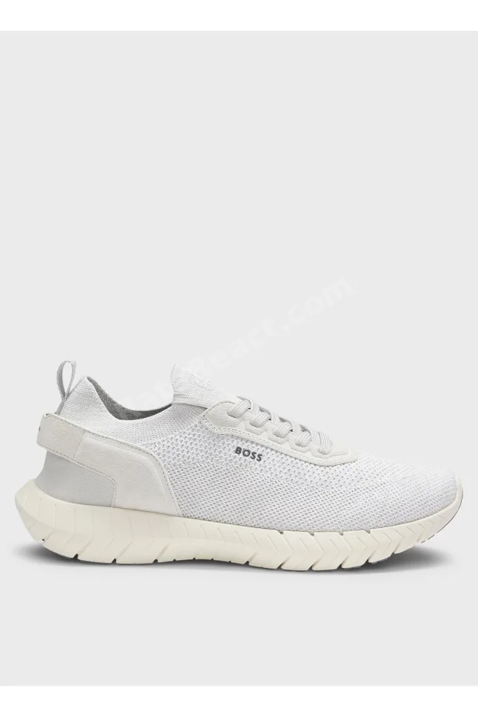 Beyaz Erkek Sneaker BOSS-MOTION_Slon_kns 10277950 01